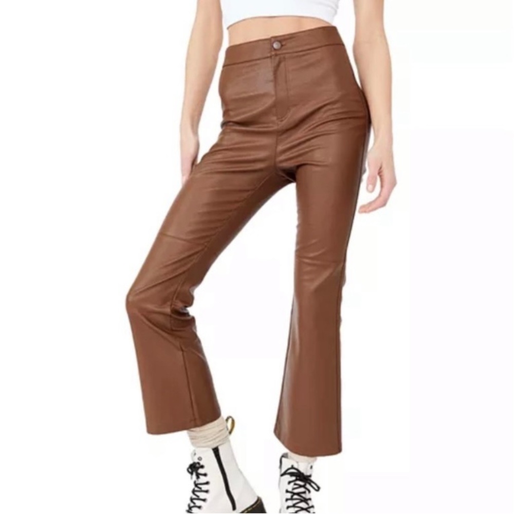 vegan leather pants